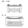 Aluminium knevelafsluiter&nbsp;&nbsp;|&nbsp;&nbsp;KP-1303